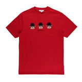 Ben Sherman Mens Brit Trio Bulldog T-Shirt In Red