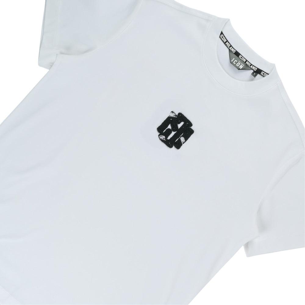 Icon Milano Mens Paola T-Shirt In White