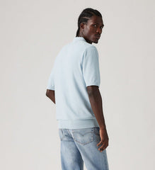 Levis Mens Knit Golfer In Nigra Mist