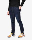 Soviet Mens Terminator #9 Slim Leg Jeans In Blue Black