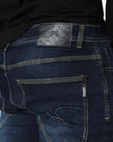 Soviet Mens Terminator #9 Slim Leg Jeans In Blue Black