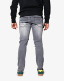 Soviet Mens Terminator #12 Straight Leg Jeans In Grey