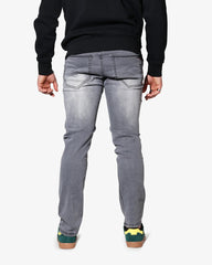 Soviet Mens Terminator #12 Straight Leg Jeans In Grey