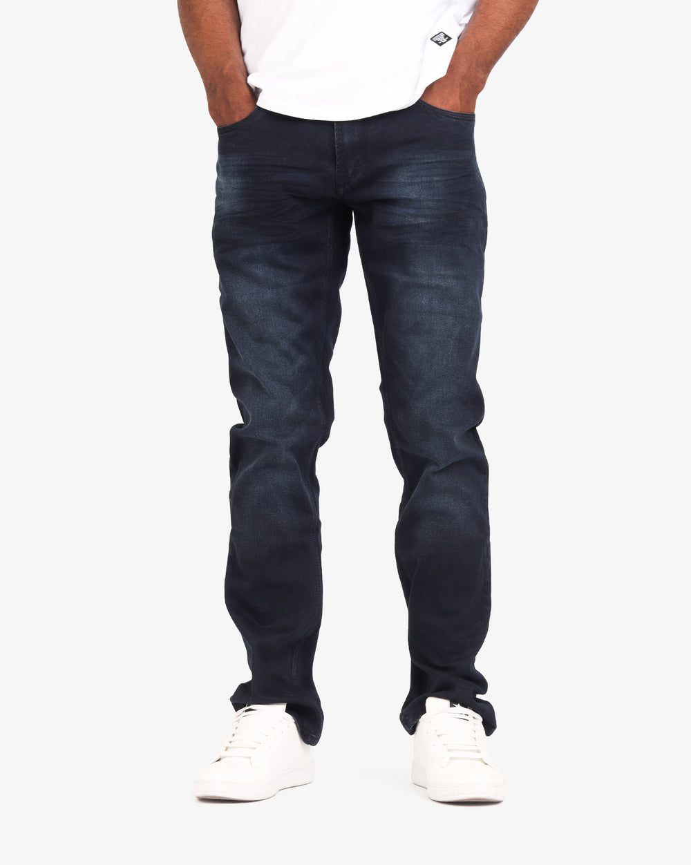 Soviet M Trooper #12 Mens Straight Leg Denim Blue Black
