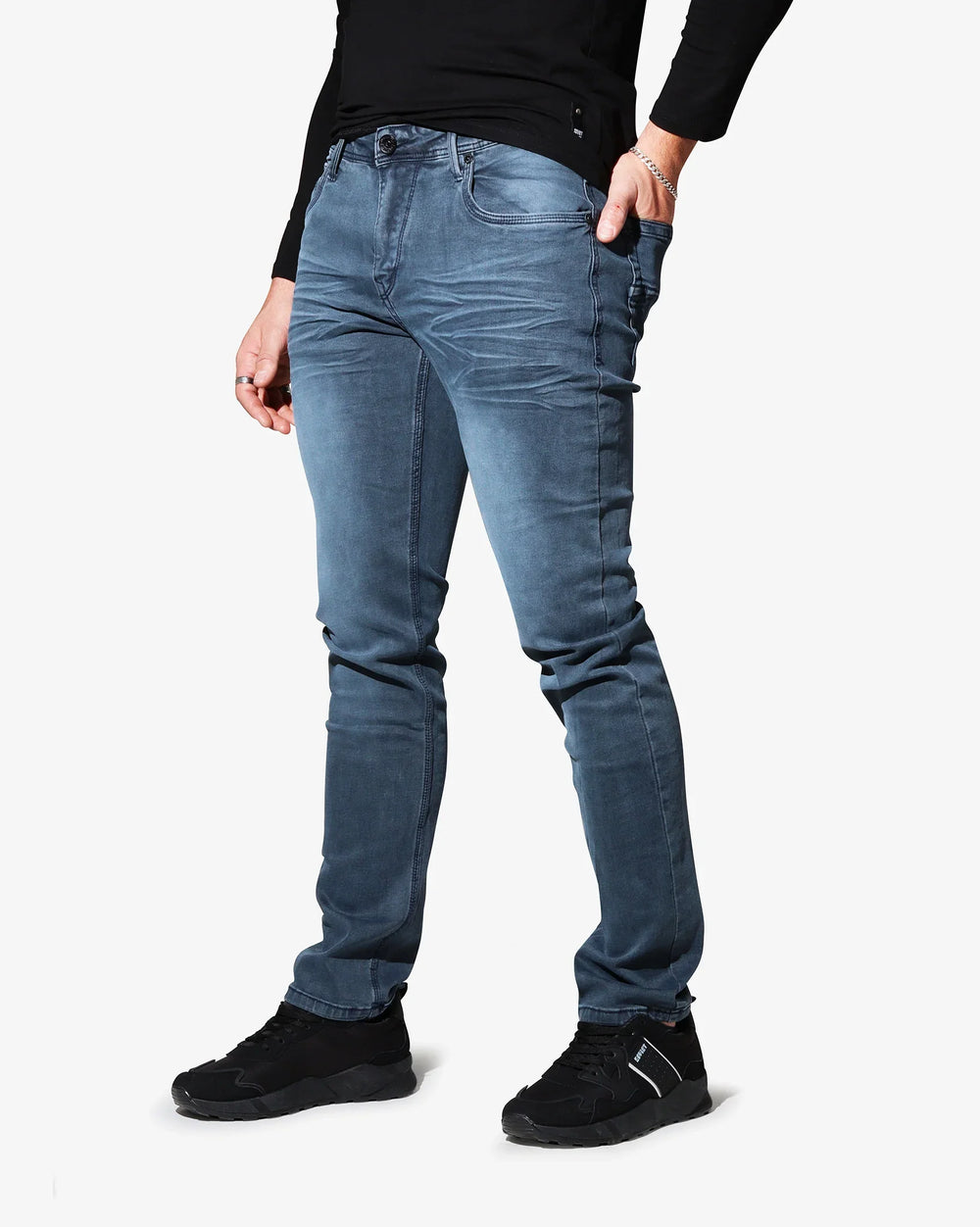 Soviet Mens Trooper #9 Slim leg Jeans In Grey