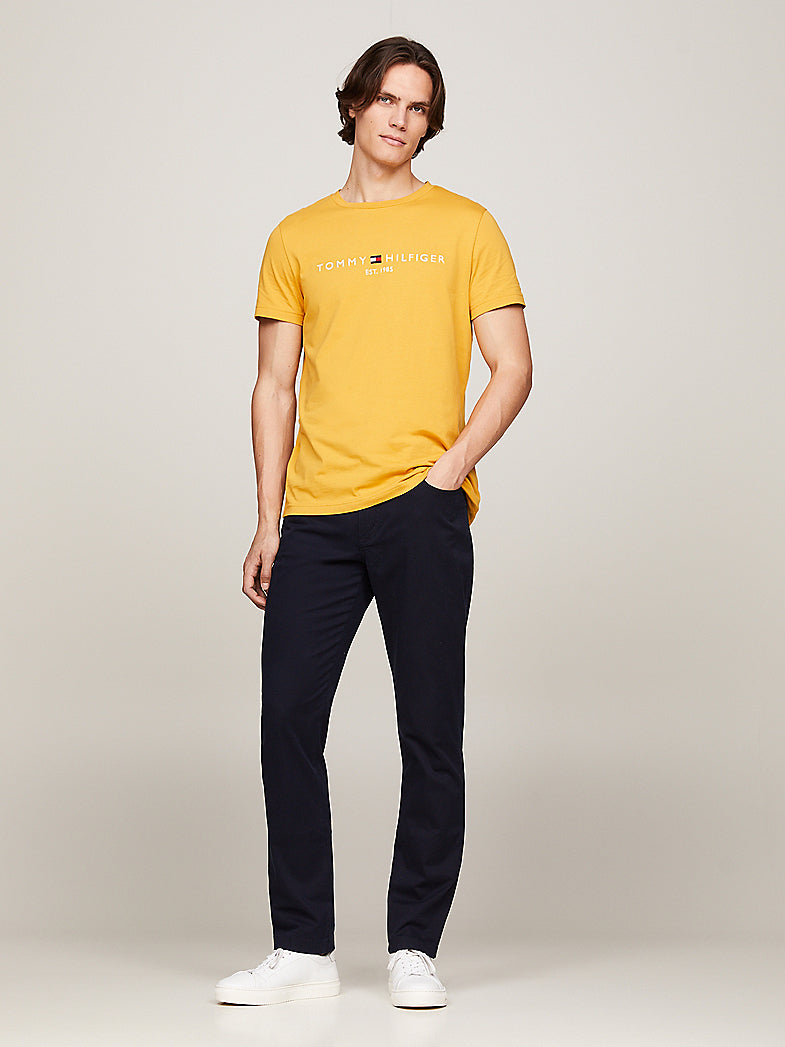 Tommy Hilfiger M1179711 Msw Tommy Logo Tee Yellow