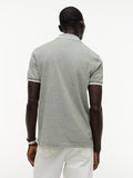 Tommy Hilfiger Mens Linen Pique Regular Golfers In Battle Green