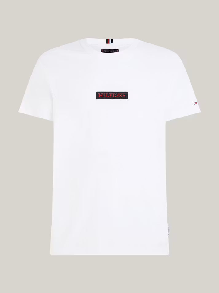 Tommy Hilfiger Mens Monotype Box Tee T-Shirts In White