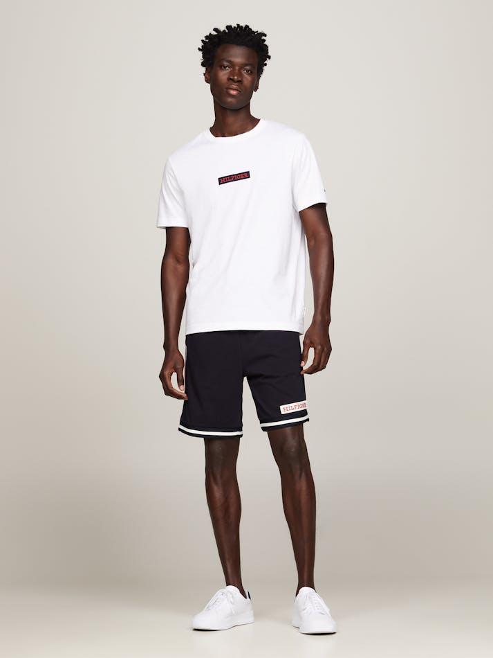 Tommy Hilfiger Mens Monotype Box Tee T-Shirts In White