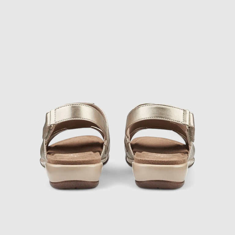 Hotter Ladies Madrid Shoes In Gold