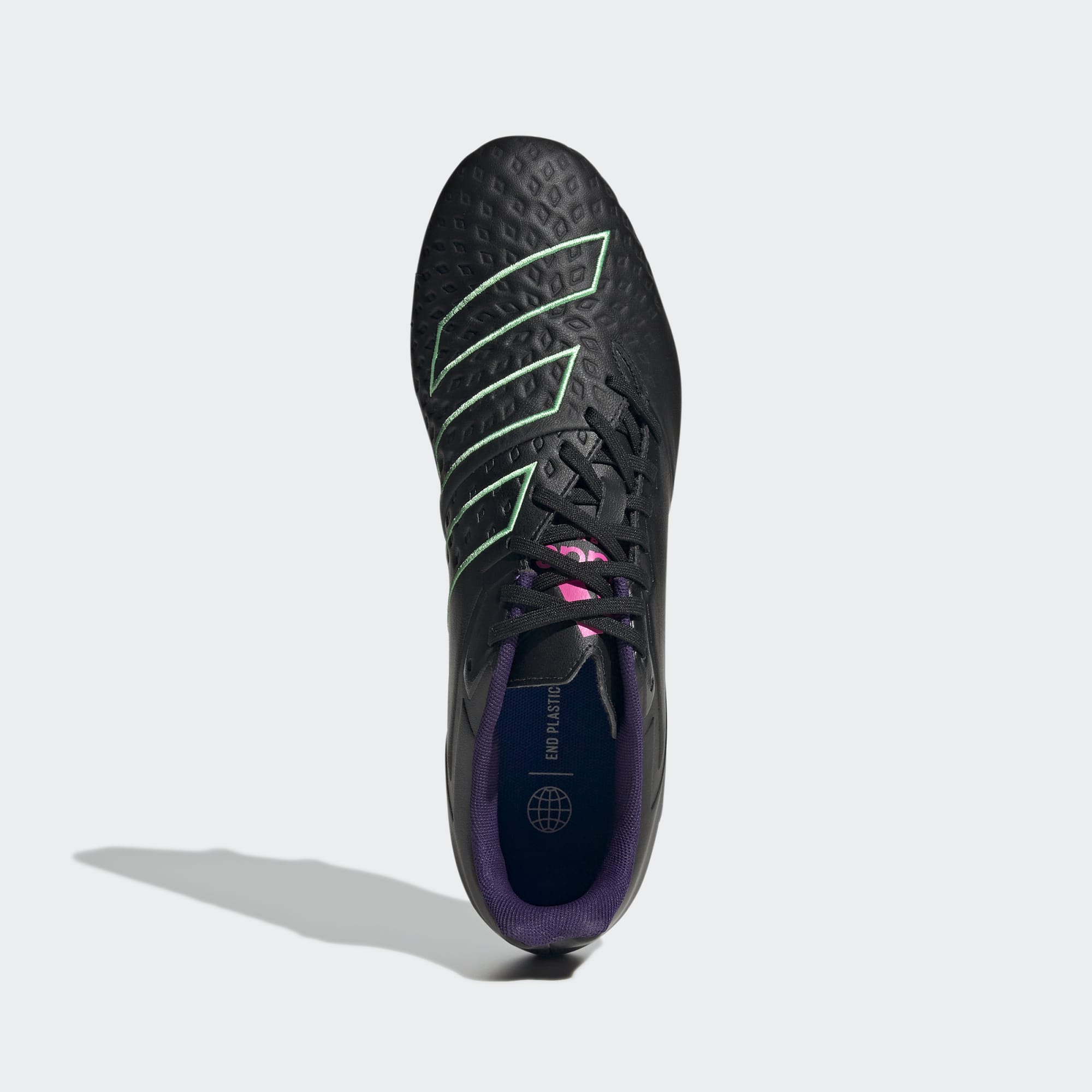 Adidas Unisex Rugby Malice Elite SG Shoes In Core Black / Core Black / Team Shock Pink
