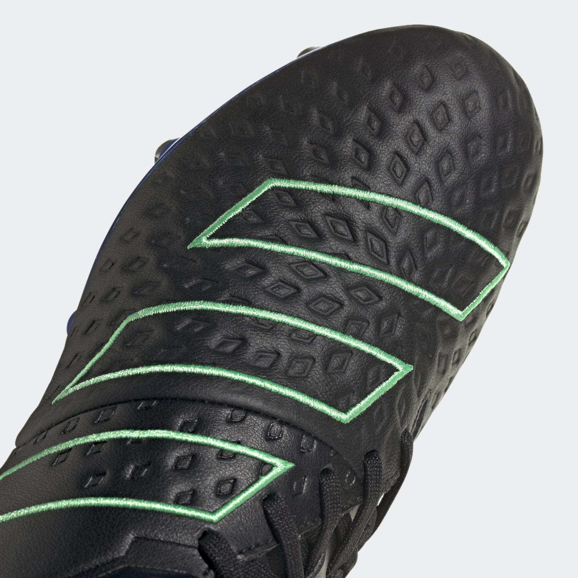 Adidas Unisex Rugby Malice Elite SG Shoes In Core Black / Core Black / Team Shock Pink