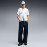Puma Manchester City Third Jersey Replica T-Shirt In White & Blue