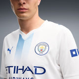 Puma Manchester City Third Jersey Replica T-Shirt In White & Blue