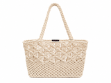 Mandi Crochet Bag In Cream