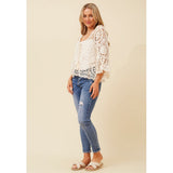Mandi Ladies Blouse In Cream