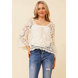 Mandi Ladies Blouse In Cream