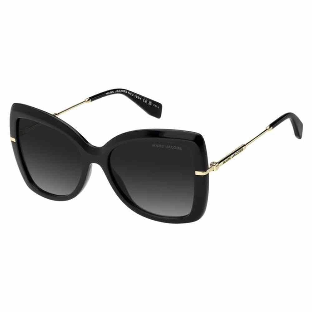 Marc Jacobs Womens Marc Sunglasses In Black/Gold/Grey