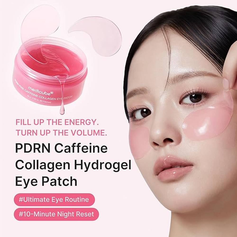Medicube Pink Pdrn Caffeine Collagen Eye Patches