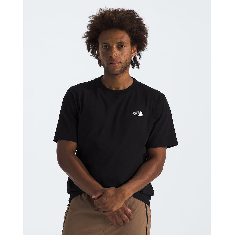 The North Face Mens Evolution Box NSE Regular Short Sleeves T-Shirt In Black/White