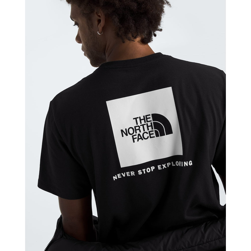 The North Face Mens Evolution Box NSE Regular Short Sleeves T-Shirt In Black/White