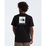 The North Face Mens Evolution Box NSE Regular Short Sleeves T-Shirt In Black/White