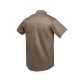 Boerboel Mens Kalahari Short Sleeve Shirt In Bark