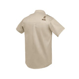 Boerboel Mens Kalahari Short Sleeve Shirt In Stone