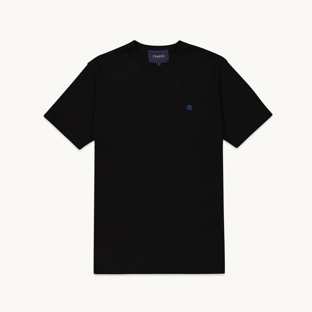 Tshepo Mens Monarch T-Shirt Black/Blue