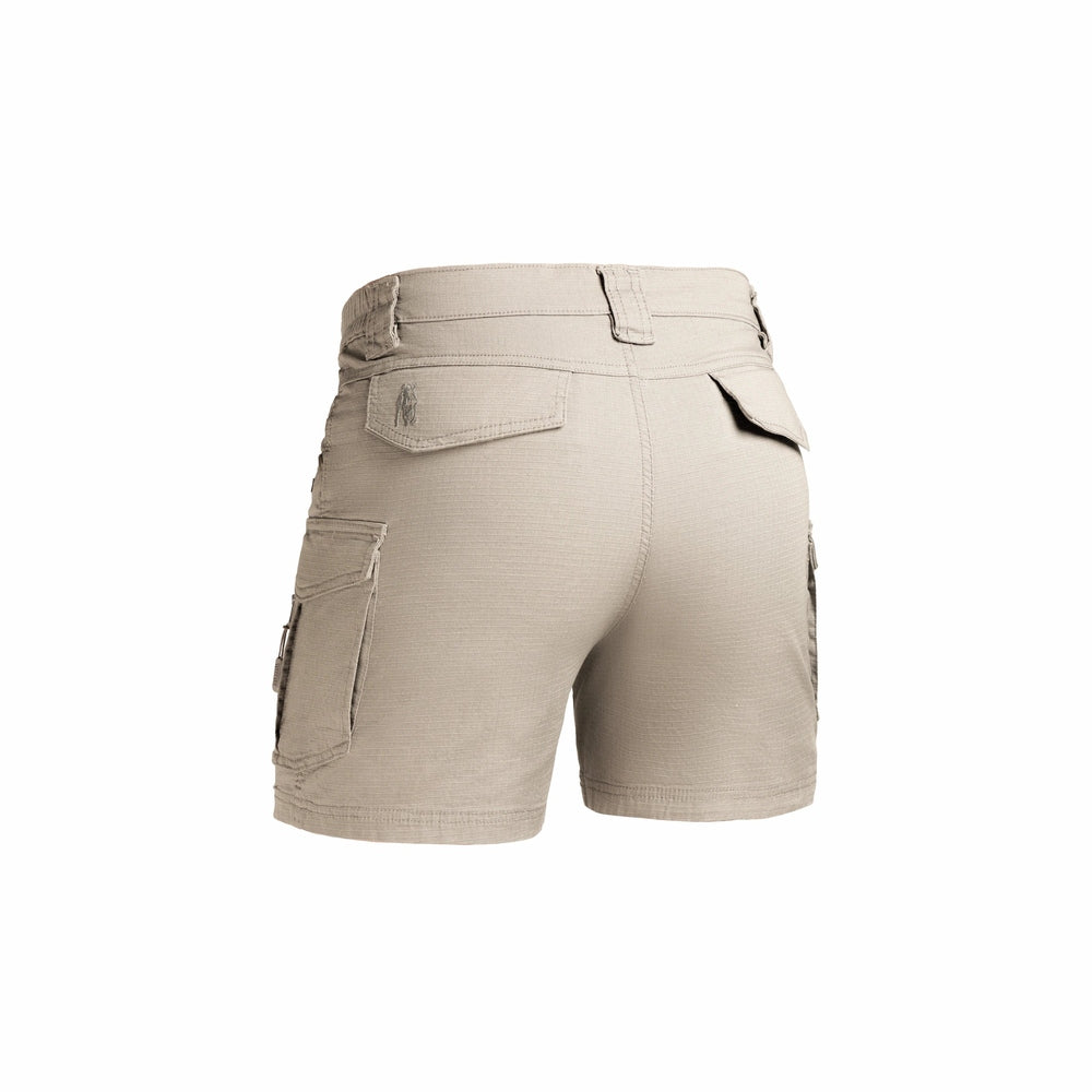 Boerboel Mens Odyssey Cargo Shorts In Stone