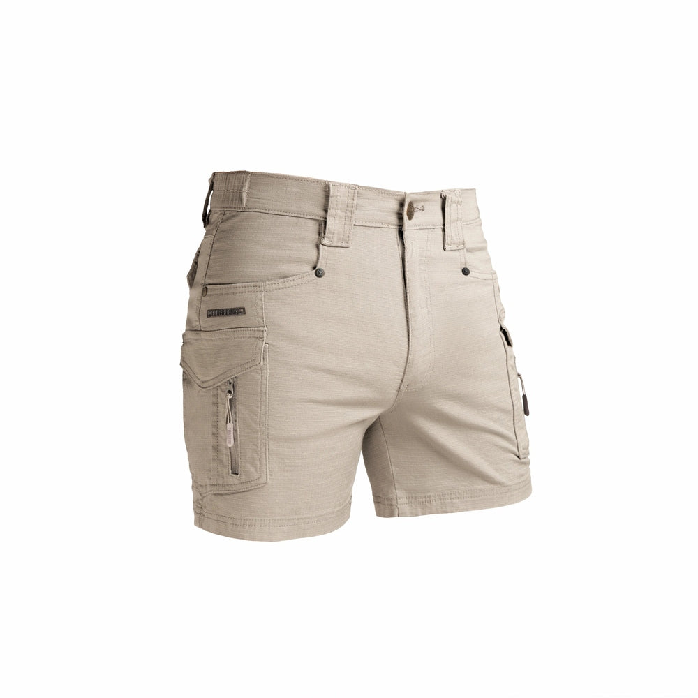 Boerboel Mens Odyssey Cargo Shorts In Stone