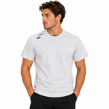 Icon Milano Mens Shoulder Logo T-Shirt In Grey