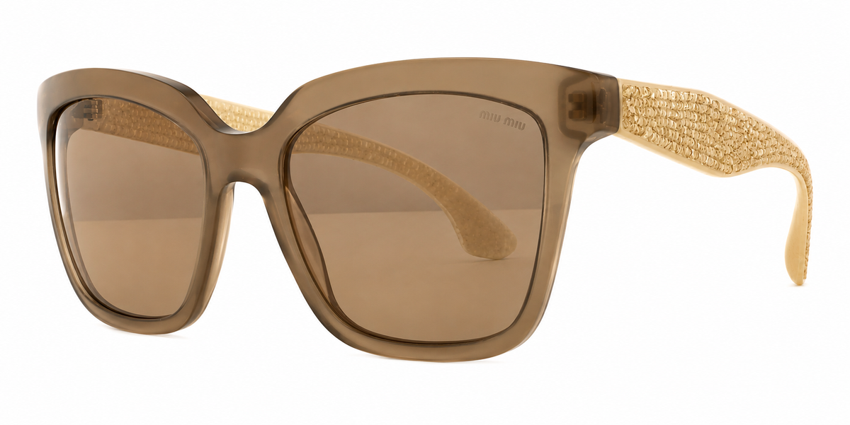 Miu Miu Catlook Sunglasses In Nude