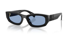 Miu Miu Blue Lens Suglasses For Woemn In Black