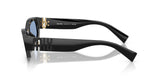 Miu Miu Blue Lens Suglasses For Woemn In Black
