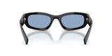 Miu Miu Blue Lens Suglasses For Woemn In Black