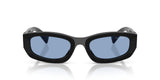 Miu Miu Blue Lens Suglasses For Woemn In Black