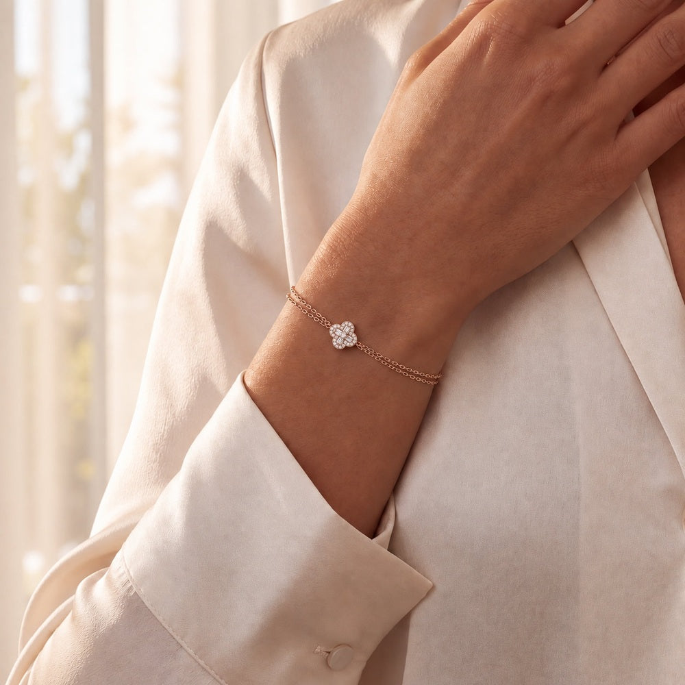 Clover Diamond Bracelet