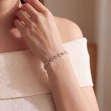 Bond Of Love Full Diamond Link Bracelet