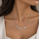 Clover Diamond Graduating Necklace