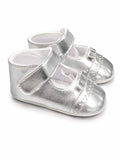 Mother's Choice Baby Girl Shoe In Silver