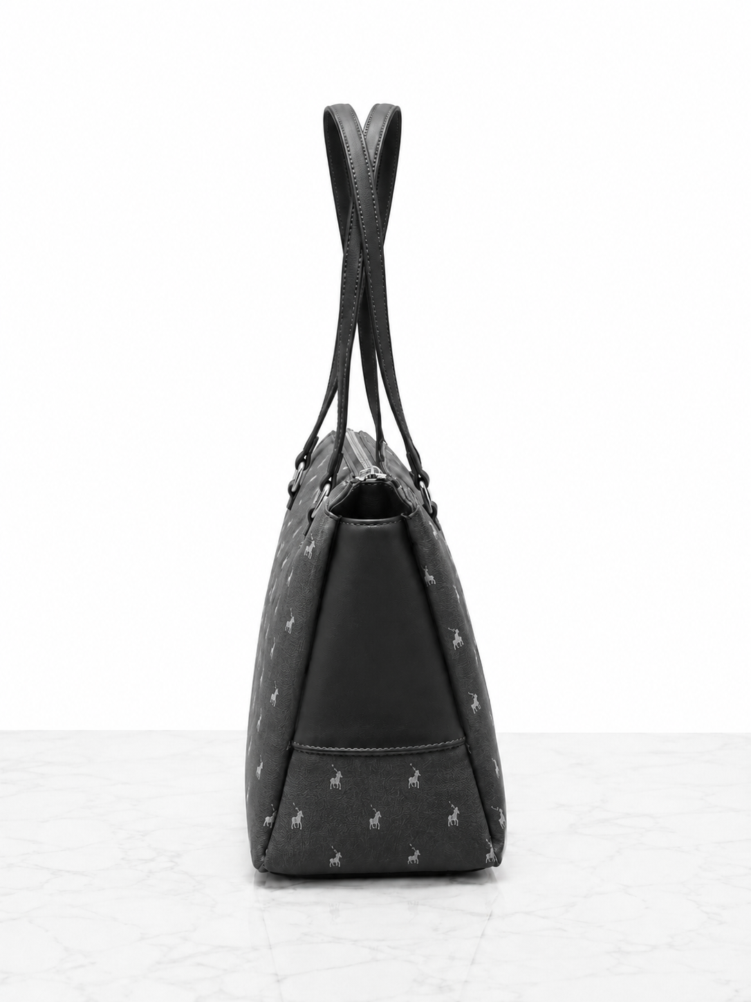 Polo Iconic Mule Shopper In Black