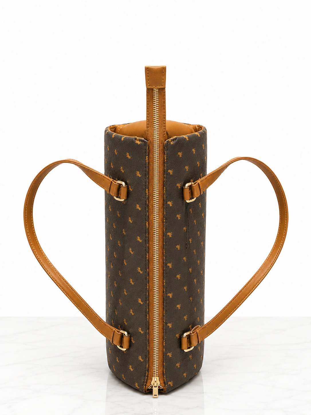 Polo Iconic Mule Shopper In Brown