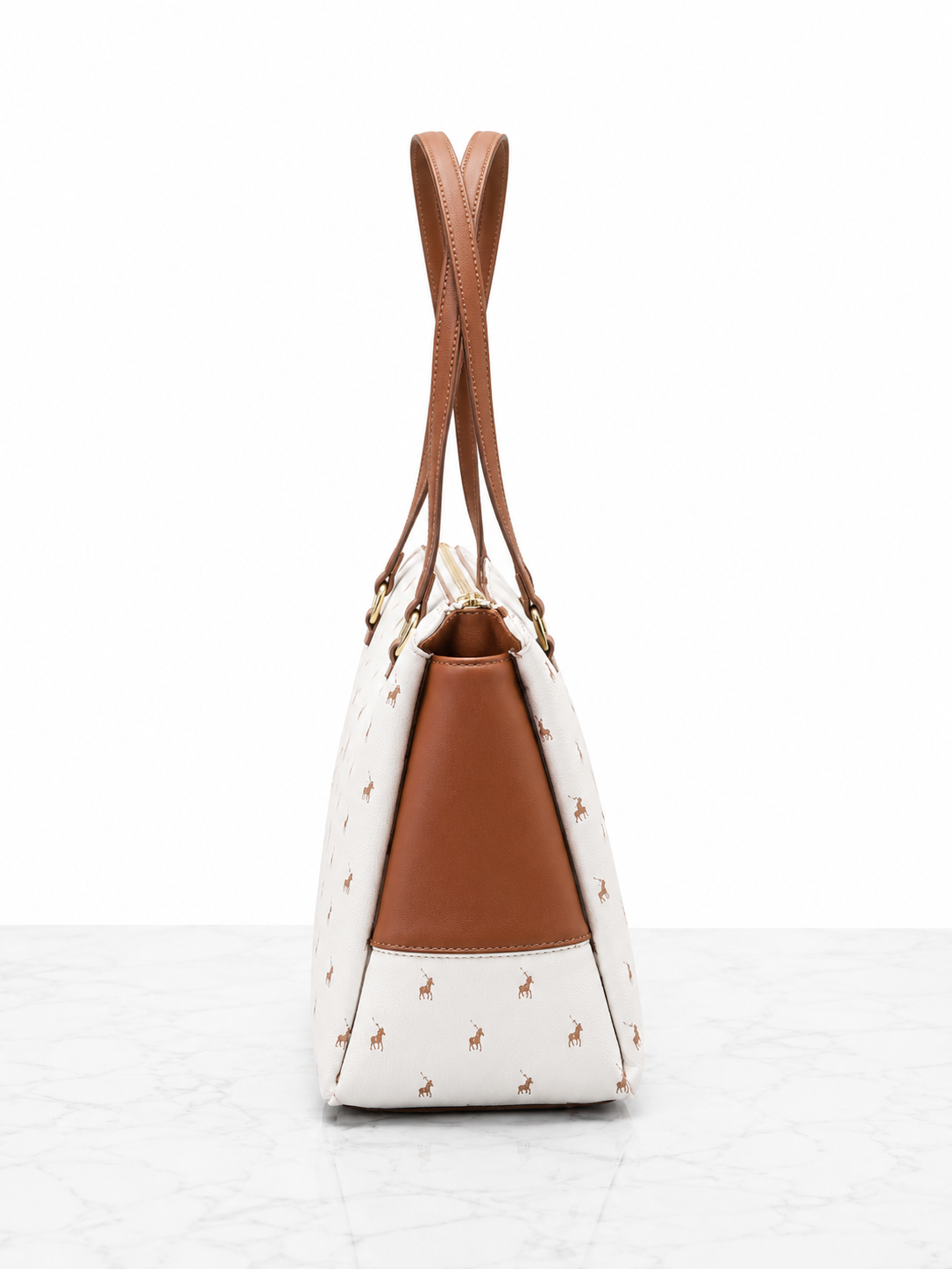 Polo Iconic Mule Shopper In White
