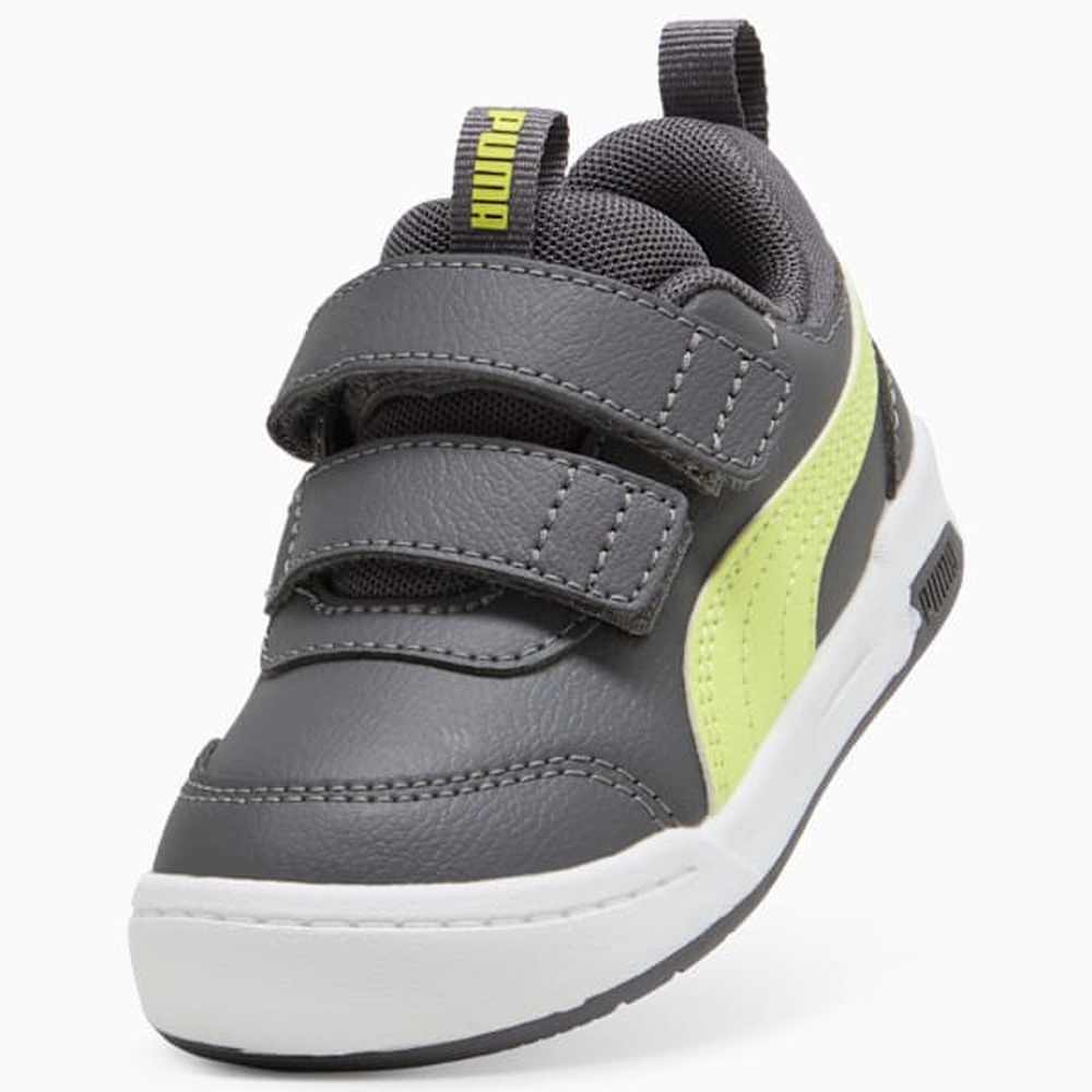 Puma Boys Multiflex 2 SL V Infants Sneakers In Moody Gray/Lime Light