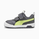 Puma Boys Multiflex 2 SL V Infants Sneakers In Moody Gray/Lime Light