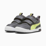 Puma Boys Multiflex 2 SL V Infants Sneakers In Moody Gray/Lime Light