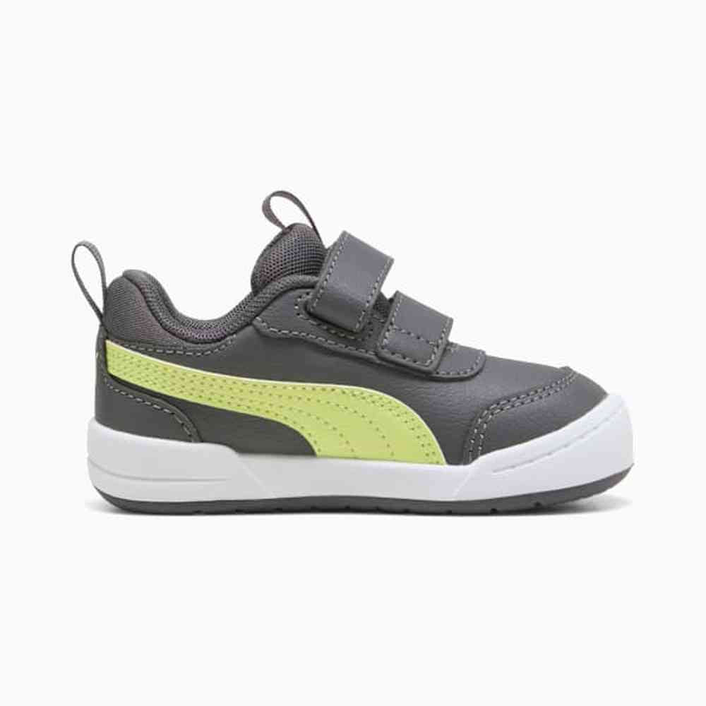 Puma Boys Multiflex 2 SL V Infants Sneakers In Moody Gray/Lime Light