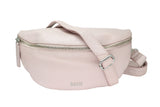 Bossi Womens Nadia Leather Cross Body Bag In Dusty Pink