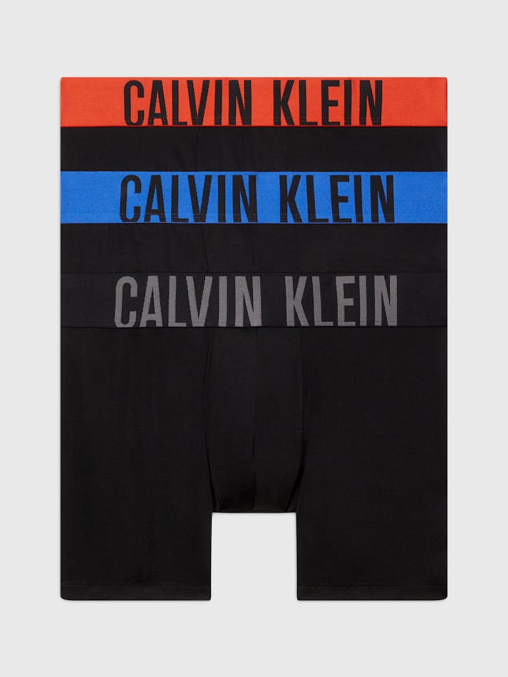 Calvin Klein Nb3612A1 3Pk Boxer Briefs Black